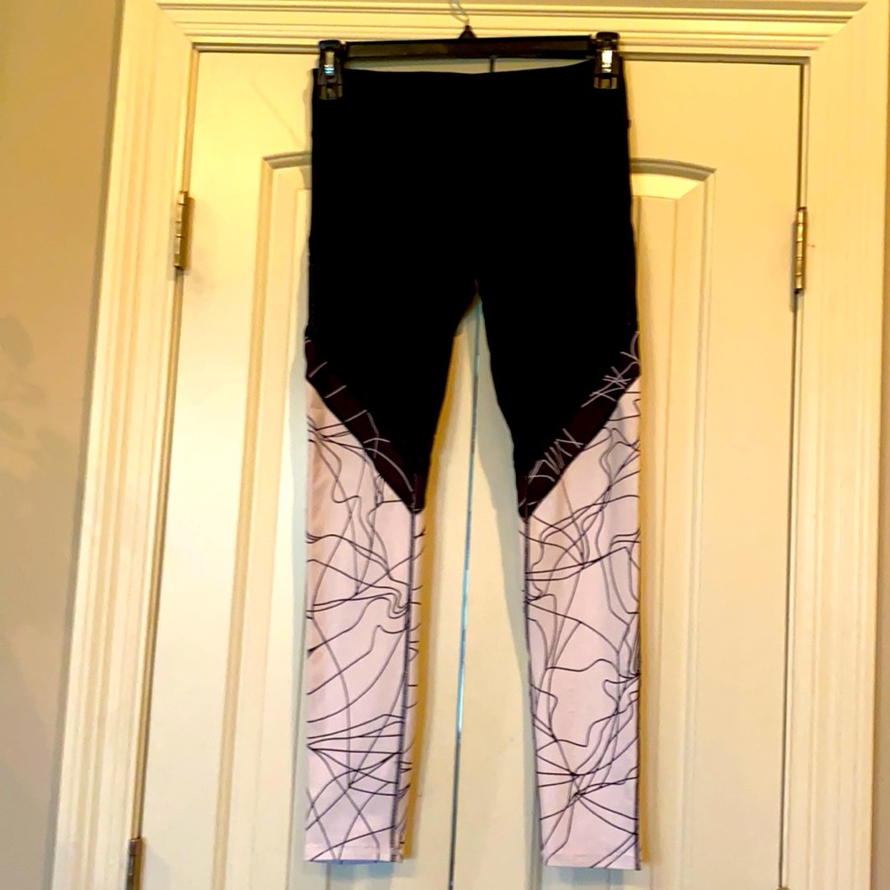 Fabletics leggings with mesh panels